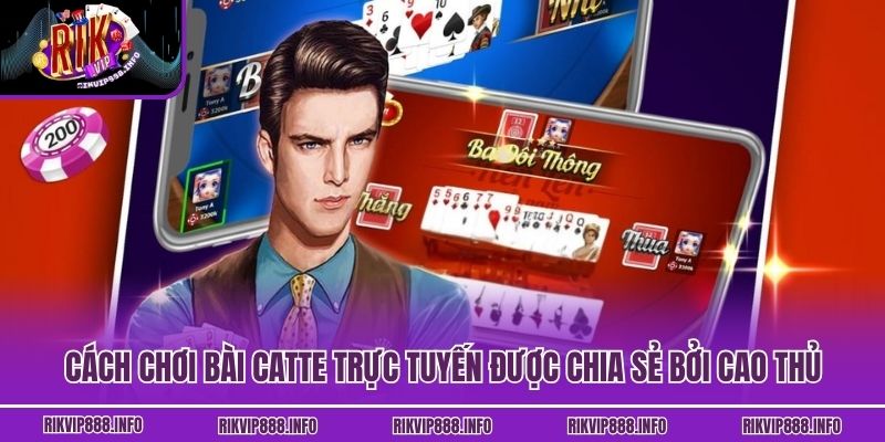 Cách chơi bài Catte trực tuyến được chia sẻ bởi cao thủ
